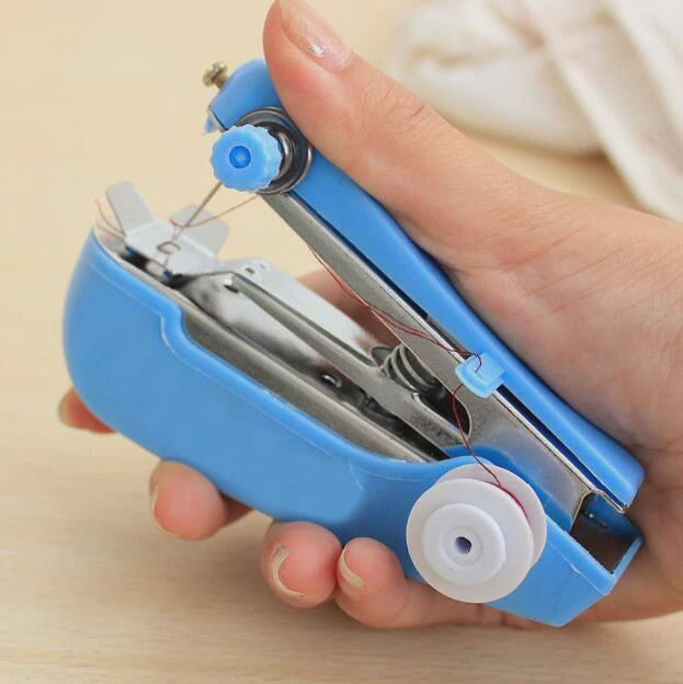 Handige Draagbare Mini Naaimachine voor Snelle Kledingreparaties en Naaiwerk