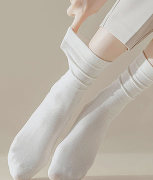 Dames Sokken Wit - 5/10/15/20 Paar - Koreaanse Stijl Mid-Calf