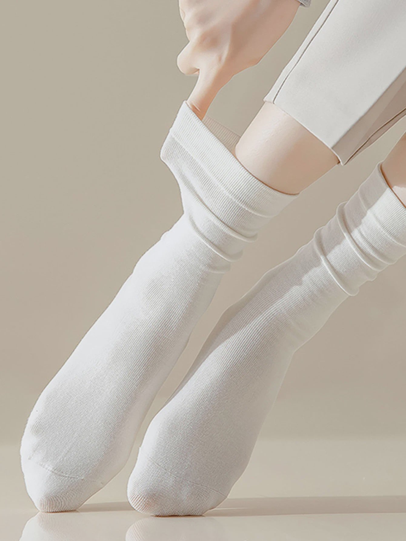 Dames Sokken Wit - 5/10/15/20 Paar - Koreaanse Stijl Mid-Calf