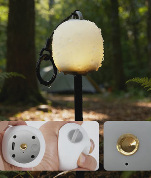 Oplaadbare LED Camping Lantaarn - Sfeervolle, Dimbaar en Lichtgewicht Silicoon Lamp voor Buiten