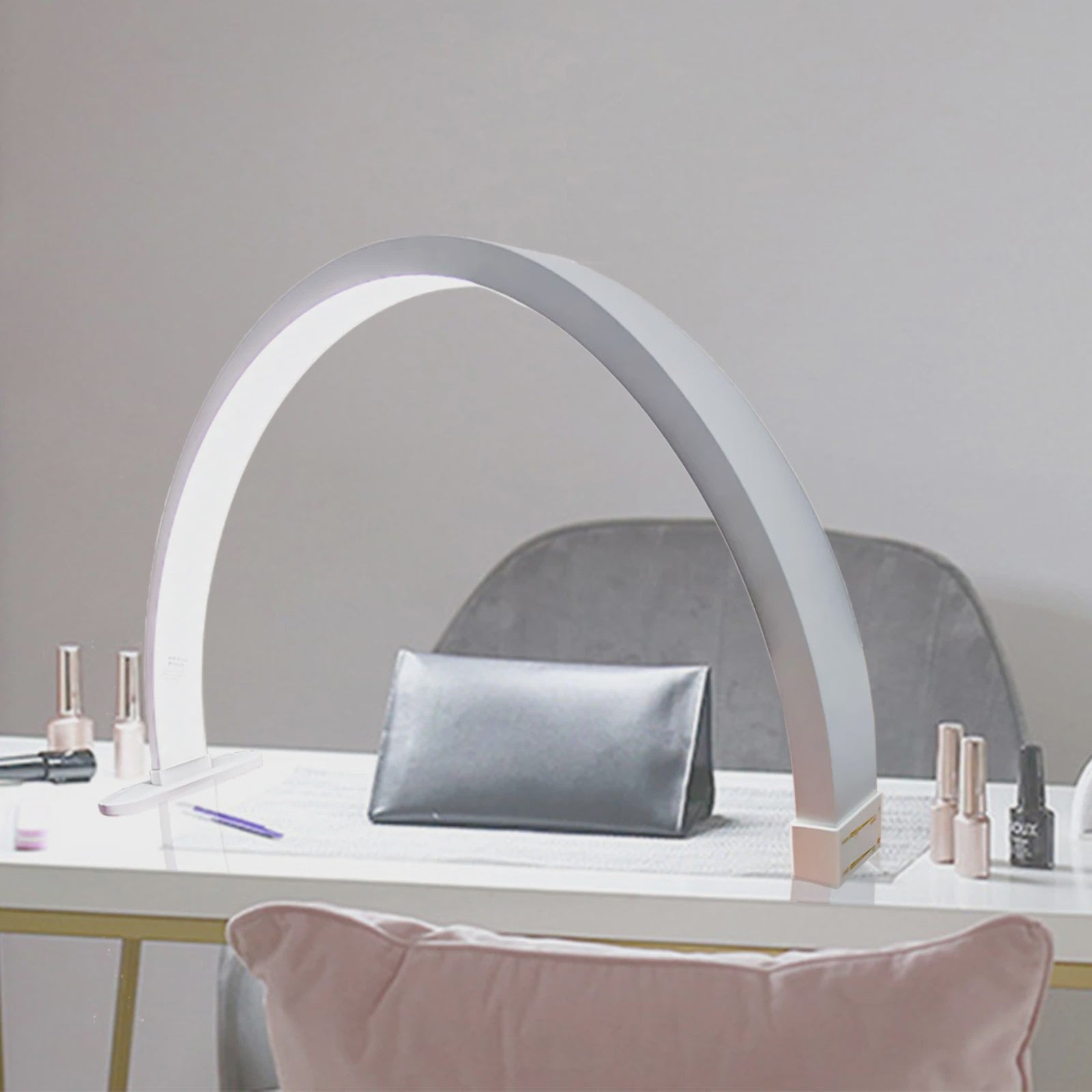 Fosoto FT-Y10II LED Boog Lamp 40cm - Verstelbare Kleurtemperatuur & Helderheid voor Nagelstudio