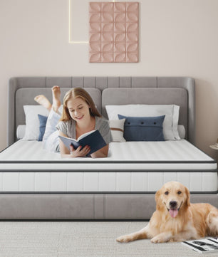 Pocketvering Matras met Traagschuim Topper - Medium Stevig - Ademend 3D Stof