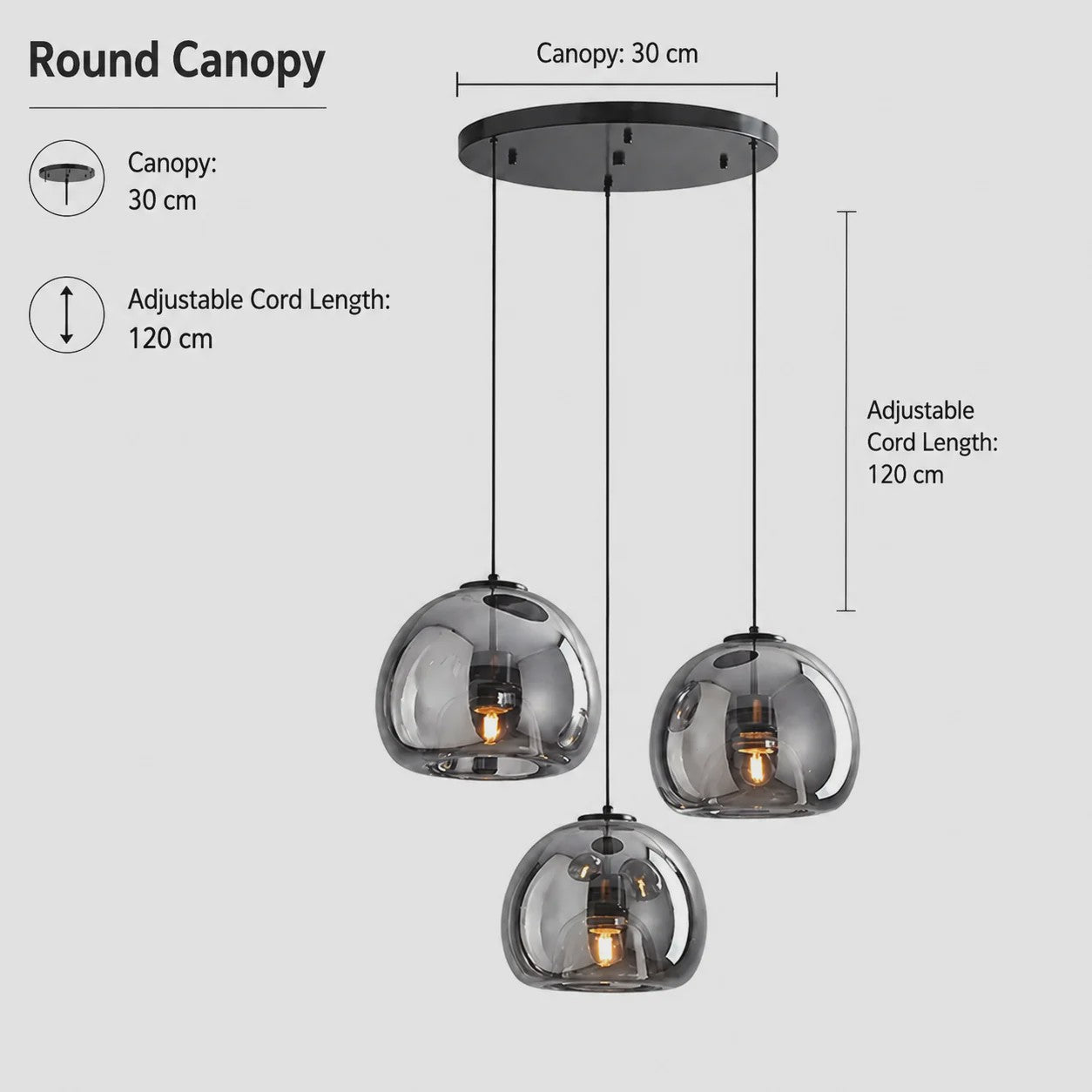 Moderne Glazen Hanglamp - Stijlvol Design voor Woonkamer, Eetkamer & Keuken