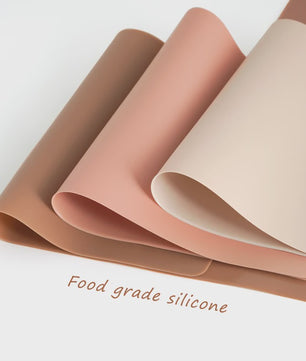 Zachte Siliconen Placemat voor Kinderstoel - Waterdicht & Makkelijk Schoon te Maken
