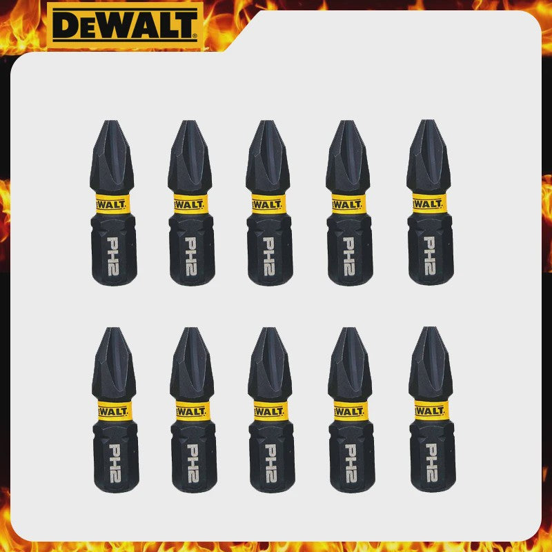 DEWALT PH2 Impact Bits Set - 25mm Schroefbits voor Elektrische Schroefmachines en Boormachines
