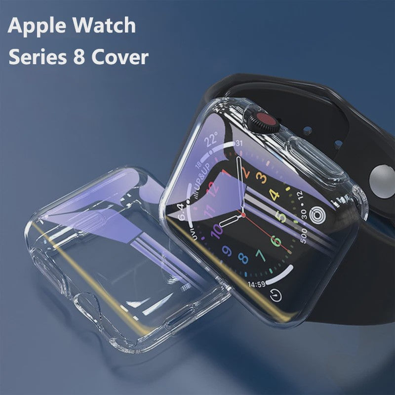 Transparante Beschermhoes Case voor Apple Watch 45/44/41/40mm - Serie 8/7/SE/6/5/4/3