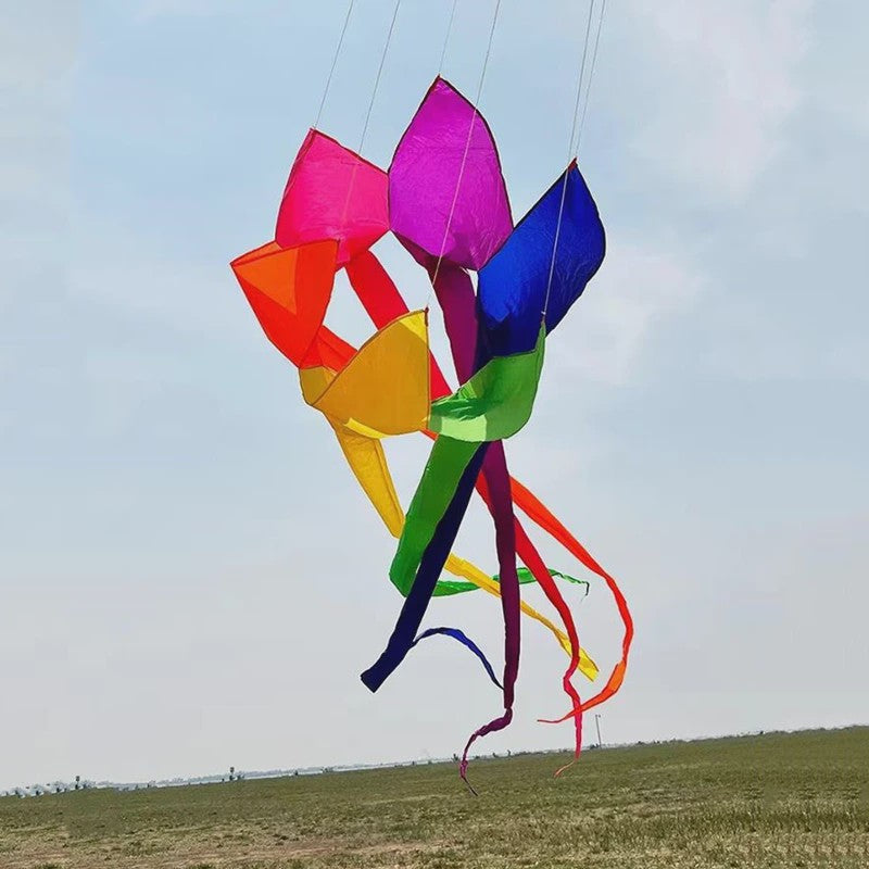 Grote 6 Meter 3D Regenboog Vlieger - Krachtige Outdoor Speelgoed Vlieger voor Plezier