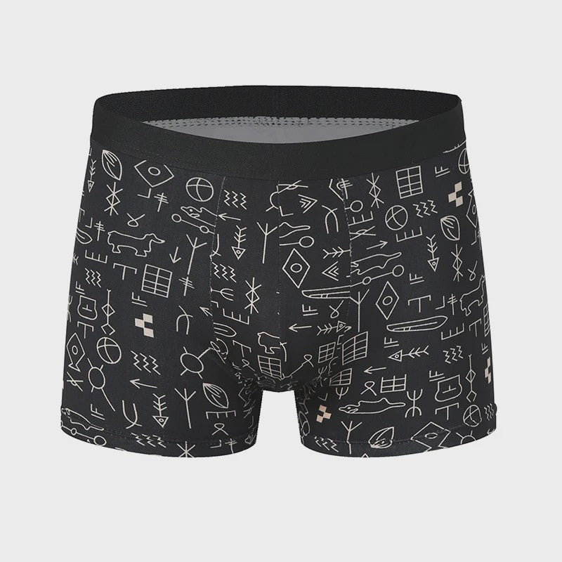 4-delige Set Heren Boxershorts - Sneldrogend, Comfortabel & Trendy Design