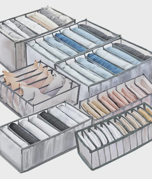 Opvouwbare Lade Organizer Set voor Ondergoed, Sokken en BH's - Mesh Opbergdozen