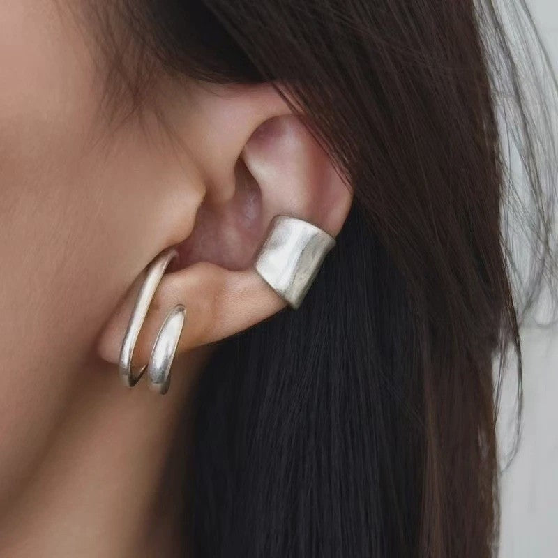 Trendy C-vormige Oorclip Oorbellen - Stijlvolle Earcuff voor Dagelijks Gebruik