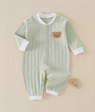 Schattige Baby Romper met Fruitprint en Mutsje - Katoen - 0-6 Maanden
