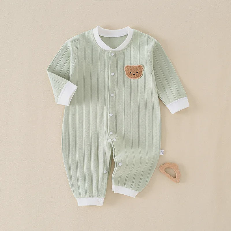 Schattige Baby Romper met Fruitprint en Mutsje - Katoen - 0-6 Maanden