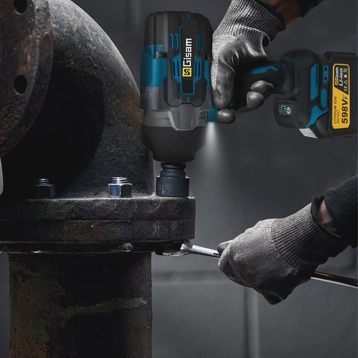 Gisam Accu Slagschroevendraaier 2800 Nm Brushless - Makita 18V Compatibel