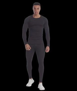 Heren Compressie Sportkleding Set - Trainingspak voor Fitness, Yoga & Jogging