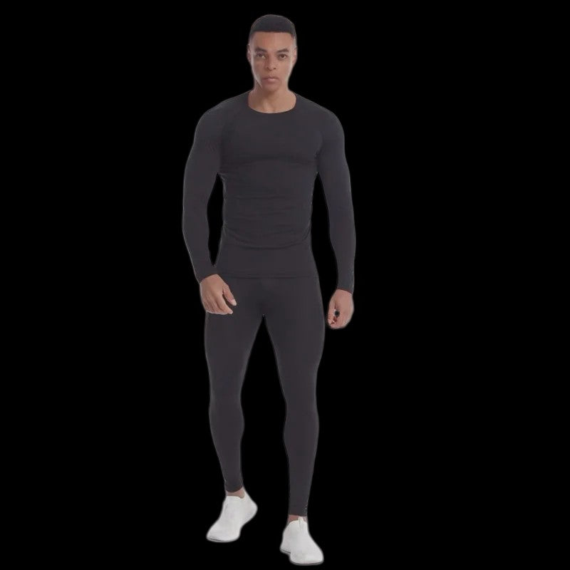 Heren Compressie Sportkleding Set - Trainingspak voor Fitness, Yoga & Jogging