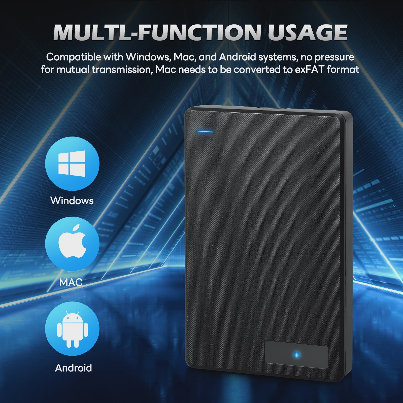 Snelle Externe Harde Schijf (HDD) - 1TB tot 5TB - USB 3.0 - Draagbaar & Compatibel
