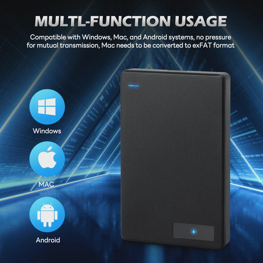 Snelle Externe Harde Schijf (HDD) - 1TB tot 5TB - USB 3.0 - Draagbaar & Compatibel