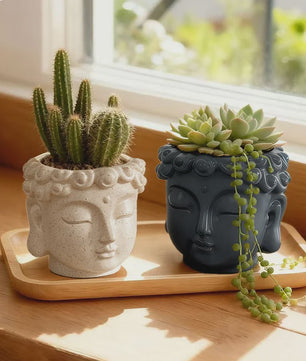 Boeddha Bloempot - Uniek Decoratief Potje voor Planten