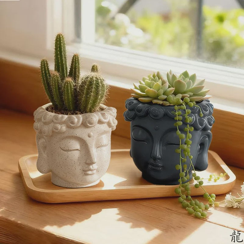 Boeddha Bloempot - Uniek Decoratief Potje voor Planten
