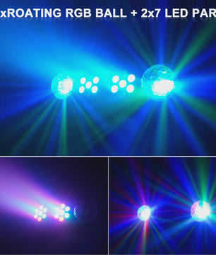 Krachtige Party & DJ Verlichting: RGB LED Effecten, Magische Bal & Stroboscoop met Afstandsbediening