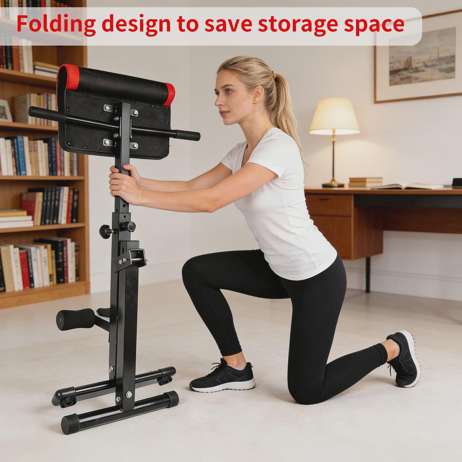 Opvouwbare Fitness Roman Bench: Rugtrainer & Buikspierbank met 150kg Belasting