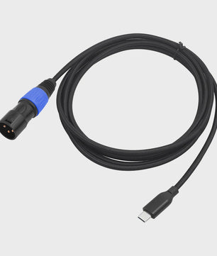USB-C naar XLR Kabel - Hoogwaardige Audio-overdracht voor Versterkers, Speakers en Mixers