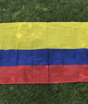 Colombiaanse Vlag 90x150cm - Polyester Vlag voor Binnen en Buiten