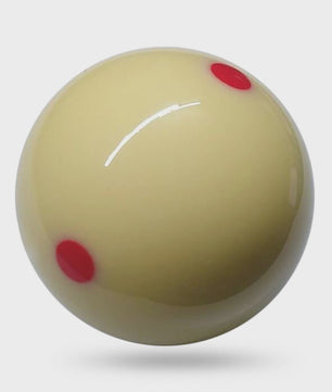 Billiard Trainingsbal met 6 Blauwe Stippen - 57.2mm Standaard Pool Keu Biljartbal