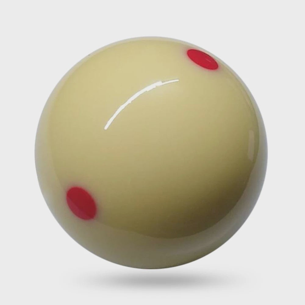 Billiard Trainingsbal met 6 Blauwe Stippen - 57.2mm Standaard Pool Keu Biljartbal