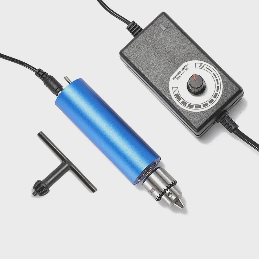 Mini Elektrische Handboor - 13000 RPM, Traploos Instelbaar, voor Metaal, Hout en Graveren