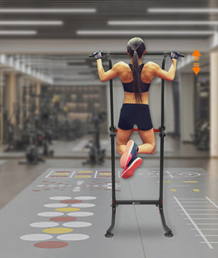 Krachtstation Power Tower: Multifunctioneel Dip Station & Pull-up Bar voor Thuis Fitness