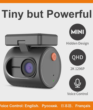 KAWA MINI 3 Dashcam: 2K QHD, Spraakbesturing, WiFi & Nachtzicht