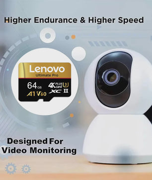 Lenovo Ultimate Pro Micro SDXC Kaart - 512GB, 4K UHD, V60, A1, Hoge Snelheid
