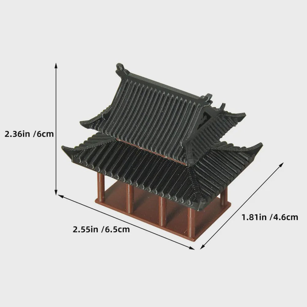 Miniatuur Chinese Paviljoen Ornament - Decoratie voor Poppenhuis, Terrarium, Aquarium & Tuin
