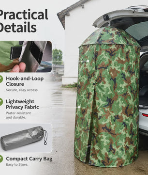 Draagbare Privacy Shelter Tent - Pop-Up Omkleed- en Douchetent voor Camping & Outdoor (77/90cm)