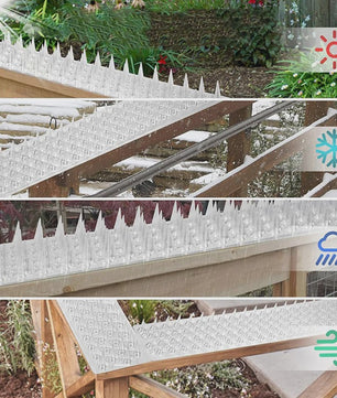 Set van 10, 20 of 30 Anti-Vogel Prikkers - Duurzame PVC Spikes voor Tuin, Hekken en Dakgoten