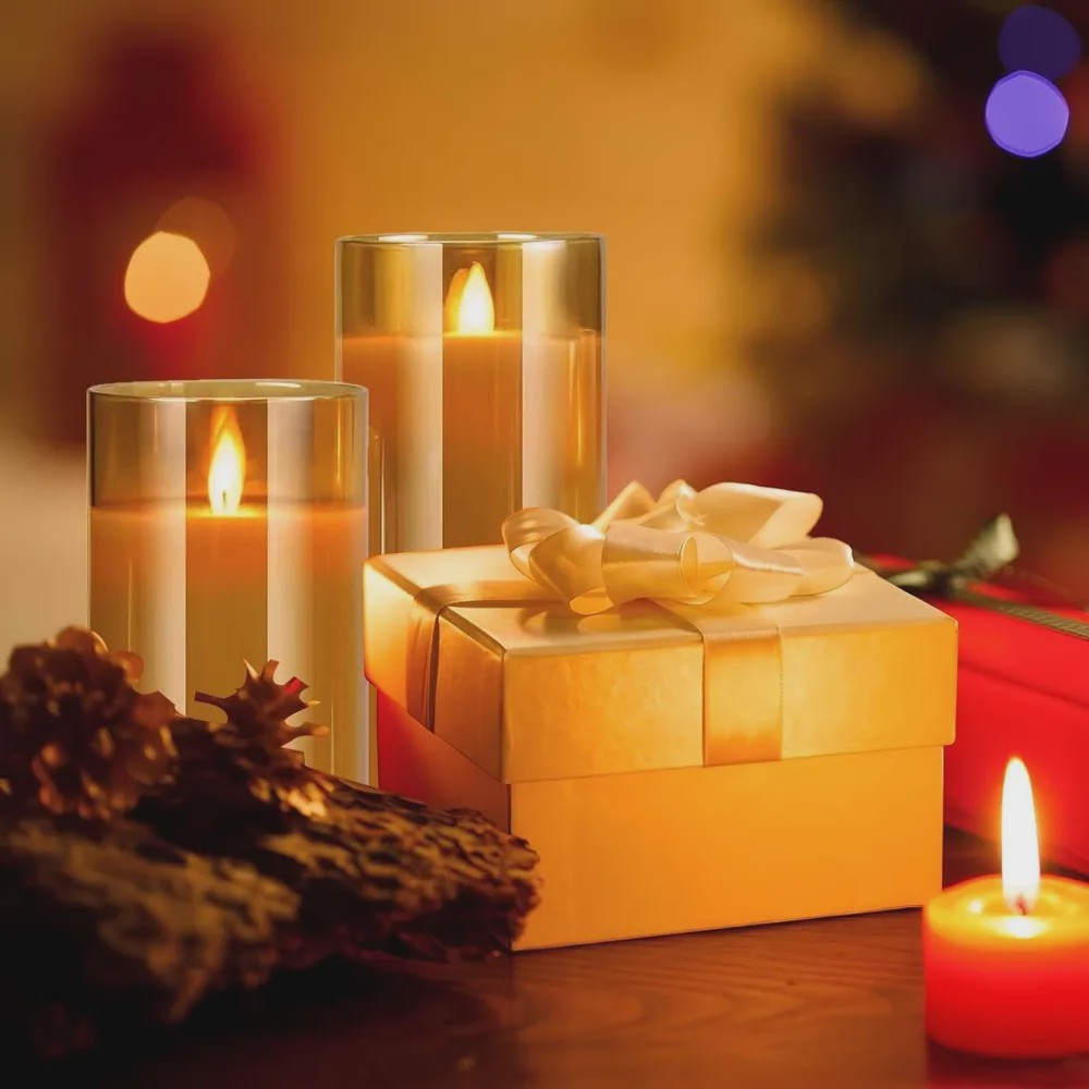 Set LED Kaarsen met Afstandsbediening en Timer - Sfeervol voor Kerst & Bruiloft