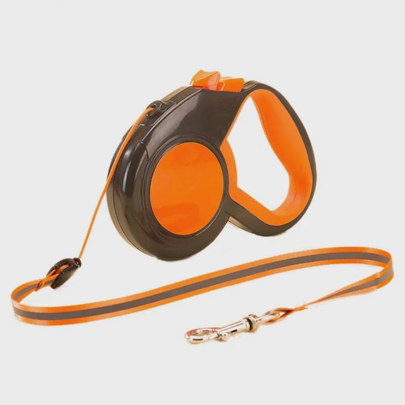 Intrekbare Hondentuig 3/5/8M met Reflectie - Robuust & Veilig met Eén Knop Vergrendeling