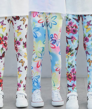 Meisjes Leggings met Print | Comfortabele Stretch Broekjes voor Lente, Zomer & Herfst (2-12 Jaar)