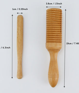 Handgemaakt Houten Kikker Percussie Instrument - Orff Instrument voor Muziek en Ontspanning