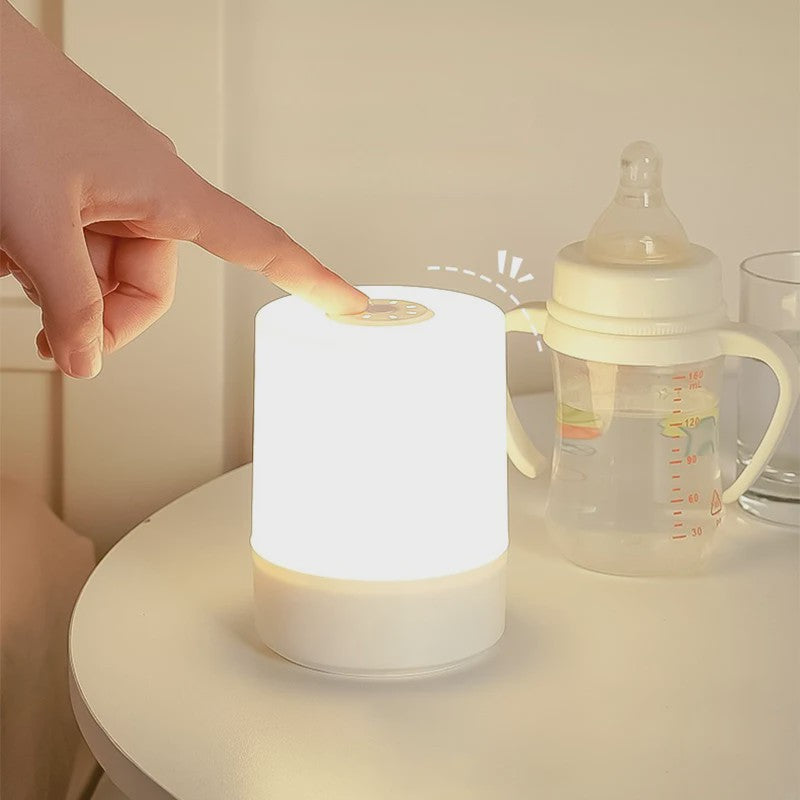 Dimbare LED Nachtlamp met Oplaadbare Batterij en Touch Bediening - Sfeervolle Sfeerverlichting