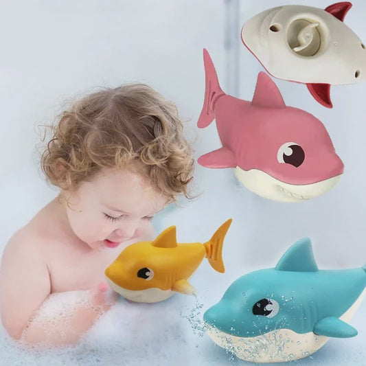 Schattig Haai Water Speelgoed met Opwindmechanisme - Perfect voor Bad & Zwembad