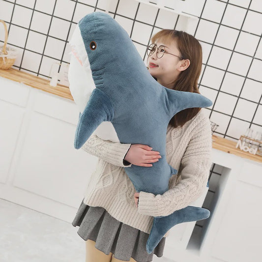 Grote Zachte Knuffel Haai Pluche Speelgoed 140cm - Leuk Cadeau voor Kinderen