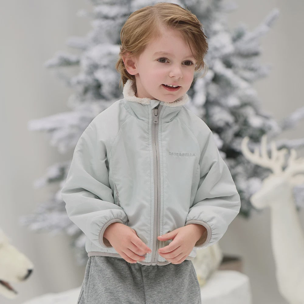 Dave & Bella Kinder Jas - Lente/Herfst Casual Outdoor Jas met Fleece Voering voor Jongens en Meisjes