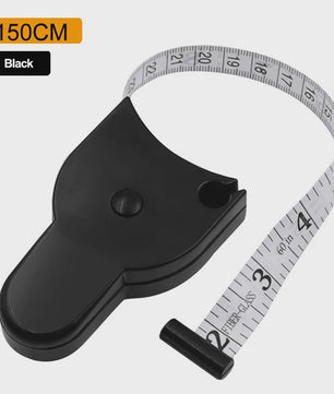 Intrekbaar Lichaams Meetlint met Handvat - Nauwkeurig voor Fitness en Gezondheid