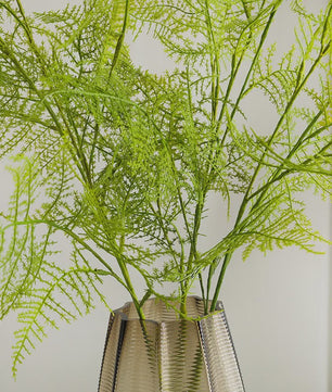 Set van 4 Kunst ASPERGE Varens Takken - 97cm Groen Decoratief