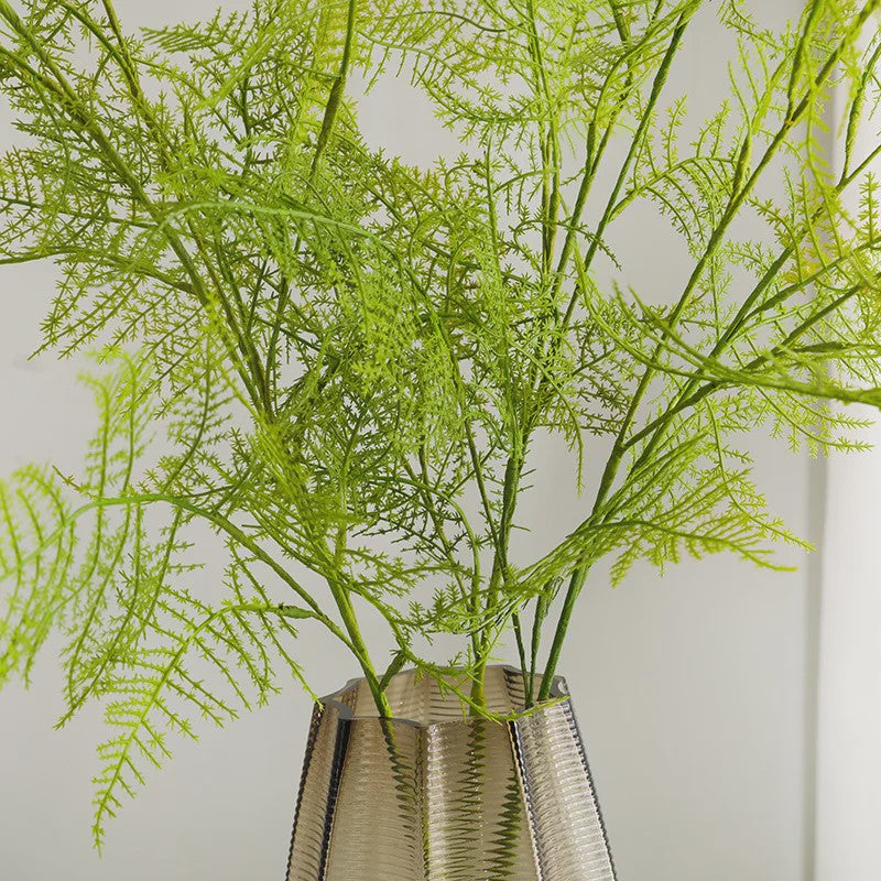 Set van 4 Kunst ASPERGE Varens Takken - 97cm Groen Decoratief