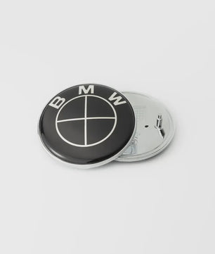 2x BMW Grille Embleem 82mm & 74mm - Decoratieve Auto Accessoires