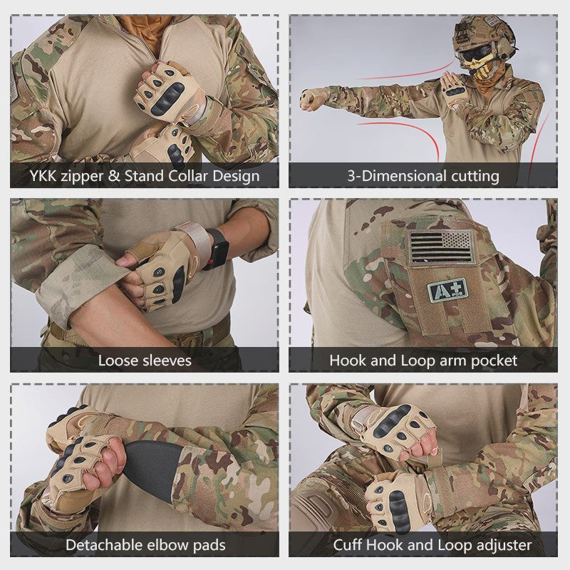 IDOGEAR Gen3 Tactisch Combat Uniform - BDU Kleding voor Outdoor & Sport
