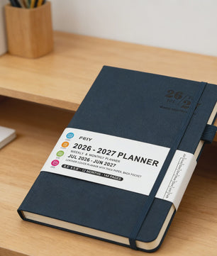 Minimalistische A5 Planner 2026-2027: Dagelijks & Wekelijks Boek voor Werk en Studie